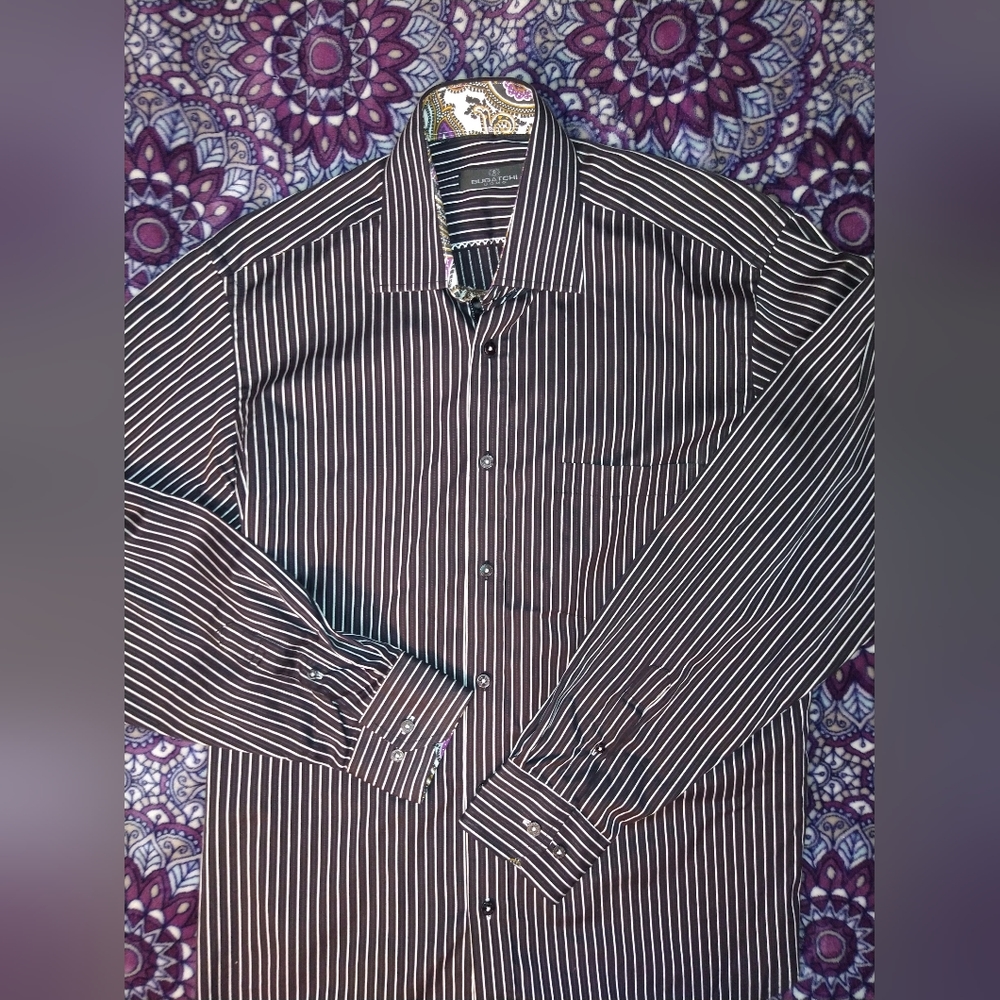 NWOT 🪙Bugatchi🪙 casual long sleeve untucked style